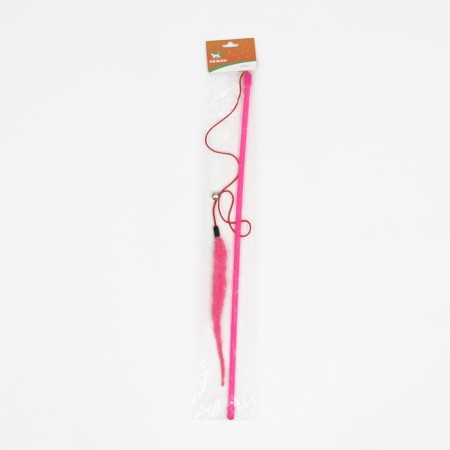 Domesticope-a-piece "snake" with a bell, pink on a pink handle-3