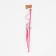 Domesticope-a-piece "snake" with a bell, pink on a pink handle