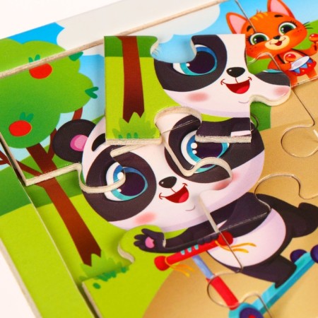 Puzzle "We play merrily", 15 x 11 cm-5