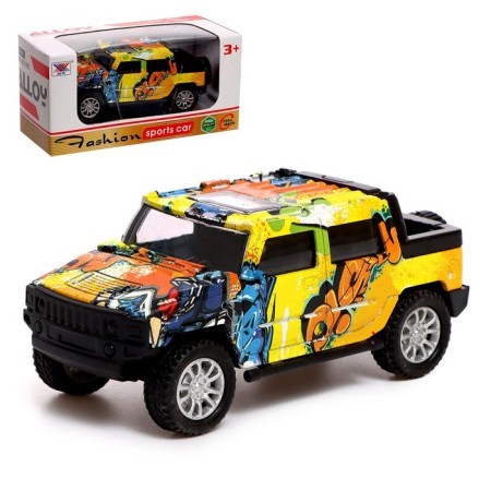 Metal jeep "Graffiti", inertia mix-5