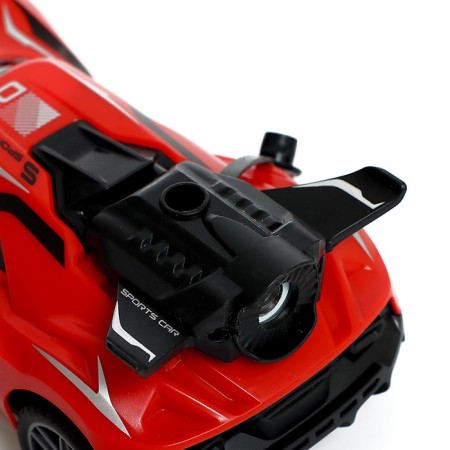 Radio -controlled SMOKE machine, smoke effect, 1:20, light, red color-3