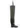 Swamp boots "leopard", PVC boots, size 43, olive color, SB