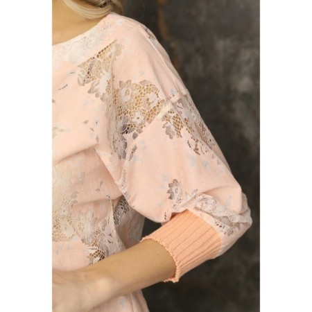 Female jumper, size 44, peach color-2