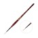 Brush Liner Sybloff S10RB RUBLOF №1, short hair, short handle covered with varnish, red
