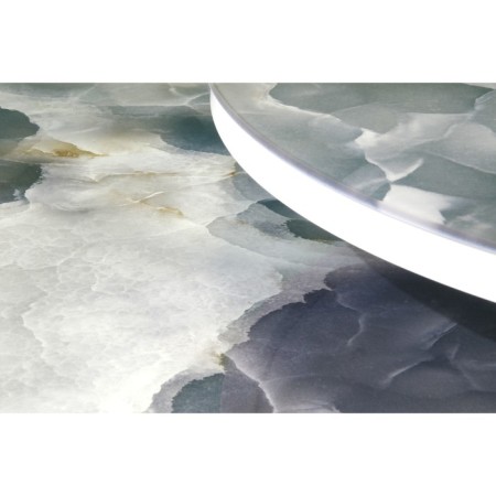Tables Journal Loft DQ No. 2 Duae (set), D605 (475), H420 (320), f/n gray marble, m/c white 10-2