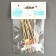 Wooden skewers "Butterflies", 12 cm, set 12 pcs.