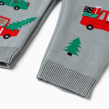 Knitted crumb set I "cars", height 80-86 cm-7
