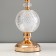 Board lamp with “NIKS” E27 40W gold 25x25x42 cm