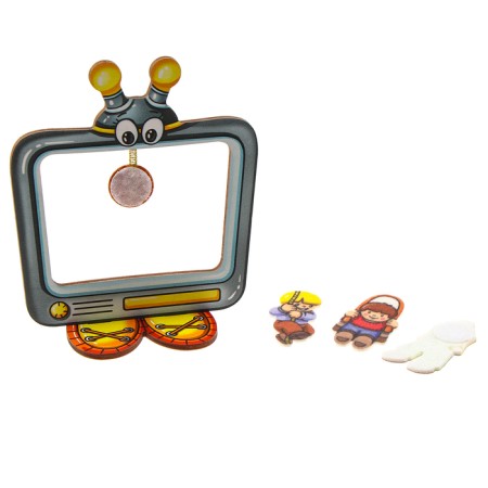 Speech therapy game. Respiratory simulator "TV"-1