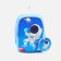 Baby backpack with wallet, lightning department, blue color