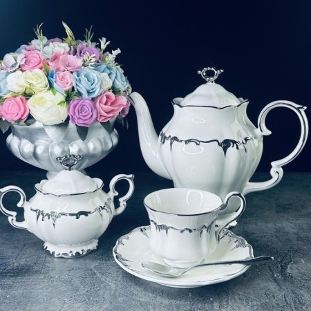 Tea Service Lenardi Argento, 16 items