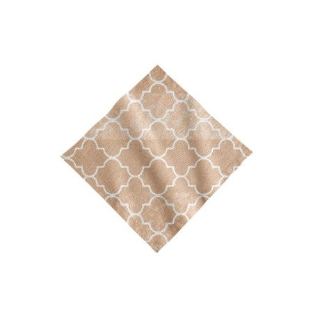 Curtain on the Morocco tape, size 145x270 cm, beige color-2
