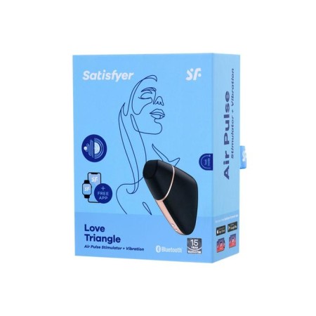 Vacuum-wave contactless stimulator of the Satiffyer Love Triangle, ABS plastic/silicone-6
