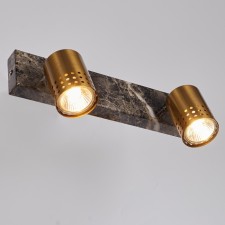 Brah Spot 56941/2 2xgu10 5W Marble/Brown 30x14x14 cm
