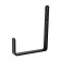 Holder wall, universal, 160x130x60x20, black color