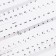 Piano piano stickers 4 x 0.8 cm, colored, 88 keys, transparent