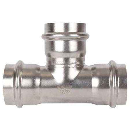 The equal-free Rommer RSS-0013-000022, VPR, D = 22 mm, press, stainless steel-1