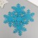 Decor for creativity "Snowflake" Blue, D-10 cm (set 5 pcs)