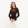 Longsliv Women's Minaku: Basic Line Chocolate Color, Rr. 46