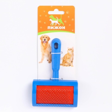 Puchoderma semicircular small with drops, 8.5 x 13 cm, blue-4