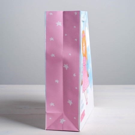 Gift Laminated Vertical, packaging, “The most beautiful girl”, l 40 x 31 x 9 cm-2