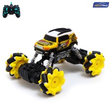 Radio controlled machine Drift, Monster Truck, drift, 4WD, battery, yellow color