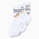 Set of female socks (3 pairs), white color, rr 23-25