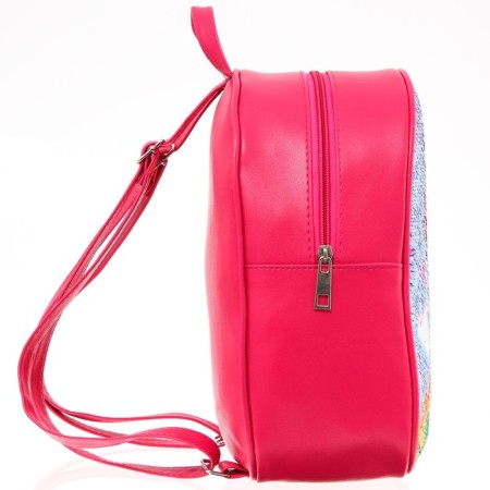 Baby backpack with bilateral sequins, 10 cm x 23 cm x 27 cm "Pinky Pie and Rainbow Dash", My Little Pony-6