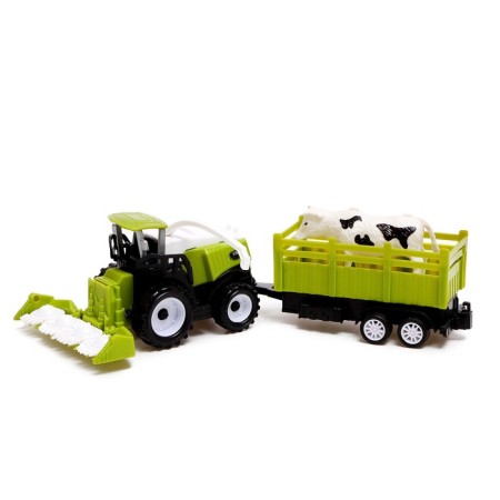 Combine inertial "farmer", with a trailer-1