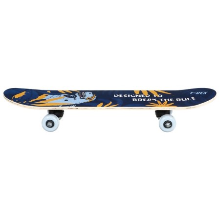 Skateboard Teenage Onlitop T-Rex, 62x16 cm, PVC 50 mm wheels, plastic frame-2