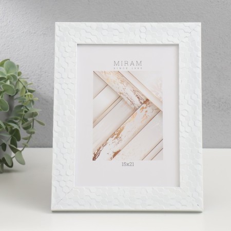 Photo frame Plastic "Mira" 15x21 cm, 651660-6, (plastic screen)-1