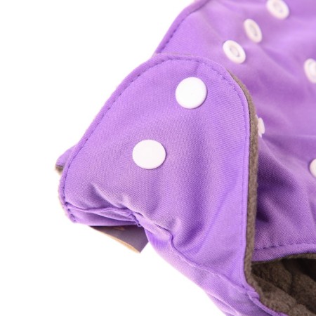 Panties-scammer, reusable, carbon-bamboo fabric, purple color, from 0-36 months.-3