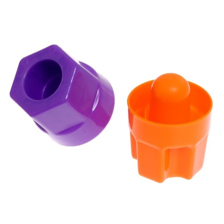 Developing toy "Pyramid-Mosaic", sorter, color, according to the Montessori methodology-5