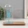 Photo frame wood 9x13 cm with backlight "Blue tree" from batteries 2xlr1130 19x9x18.5 cm
