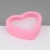 Organizer for jewelry "Casket Heart" 24 places, plastic, 12 × 9.5 × 3 cm, pink color