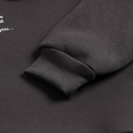 Set for a boy (sweatshirt, trousers), graphite color, height 110 cm-3