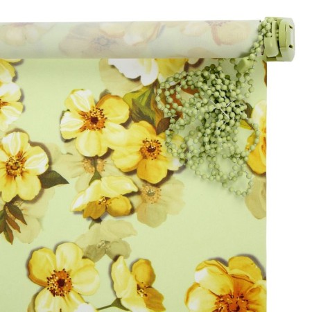 Curtain-rod 70x160 cm "Blooming apple tree", color lime-2