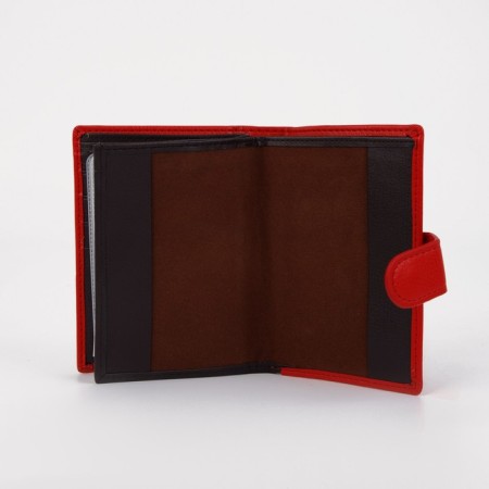 Cover 3 in 1, for auto documents, passports, bills, pockets for cards, for coins, red color-5