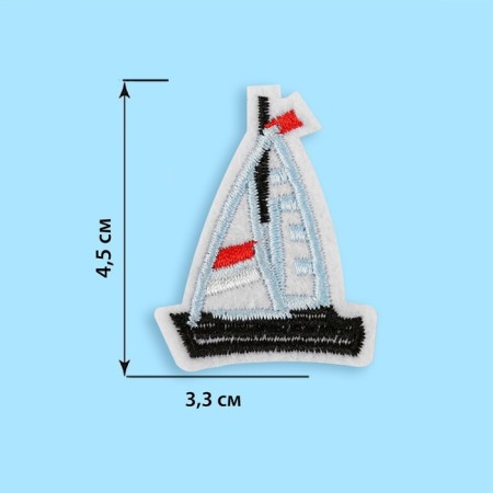 Thermal appliance "Ship", 4.5 × 3.3 cm, blue color-1