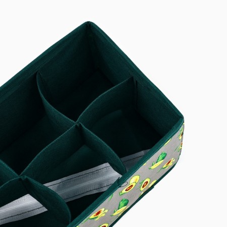 Organizer for storage, coffee for linen 8 cells "Avocado", 28 x 16 x 10 cm-4