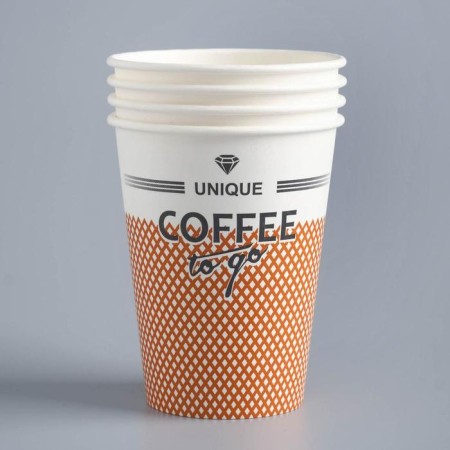 Paper glass "Coffee to Go" for hot drinks, 350 ml, diameter 90 mm-1