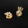 Metal underwear plugs (set 50 pcs), gold color
