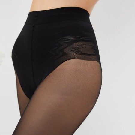 Women's tights Innamore, Nero color (black), size 4 (art. Perfect Shape 40)-2