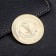 Souvenir coin "Astana", d = 4 cm, metal