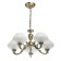 Felicia chandelier, size 58x77x58 cm, 200W 5XE27 IP 20