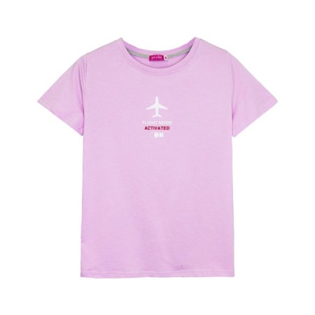 Female T -shirt, size 52, lilac color