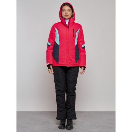 Ski jacket women's winter, size 48, pink color-14