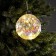 Christmas tree toy LED "ball", d = 12 cm, 12 LED, AAX2 batteries (not in the kit), glow warm white
