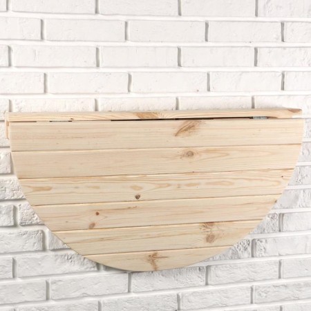 Washing table, 80 × 43.5cm, from pine, semicircular-3