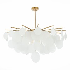 Ceiling Ceiling ST LUCE. SL1231.302.08. Vittoria. 8x60 watts, E14, 85x85x78 cm, brass color